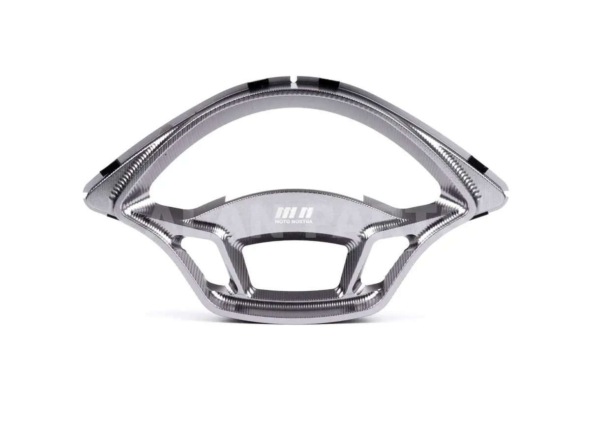 Speedometer Frame Inlay Moto Nostra Silver | Vespa Gts 125-300Cc 1