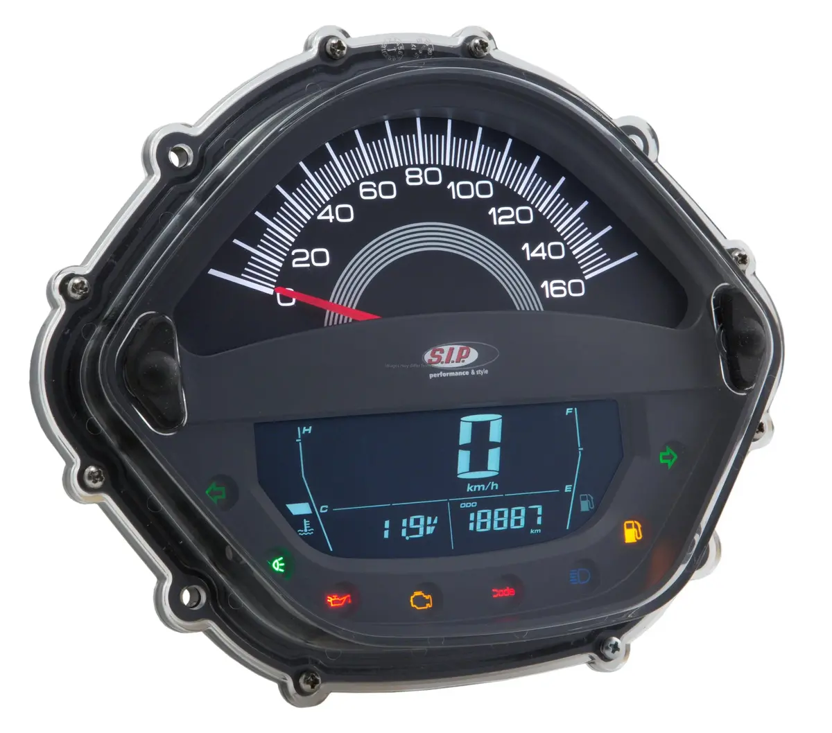 Speedometer / Rev Counter Sip Black | Vespa Gts 250Cc (-`13) 1