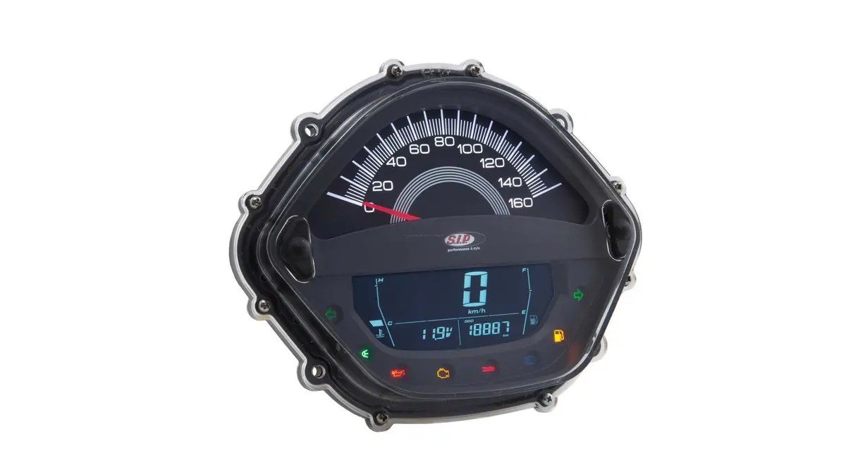 Speedometer/Rev Counter Sip Black | Vespa Gts/Gts Super 125-300Cc '14- 1