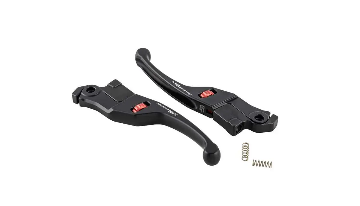 Sport Lever Set Mg Biketec Black | Vespa Gts/Gts Super 125/300Cc (`23-) 1