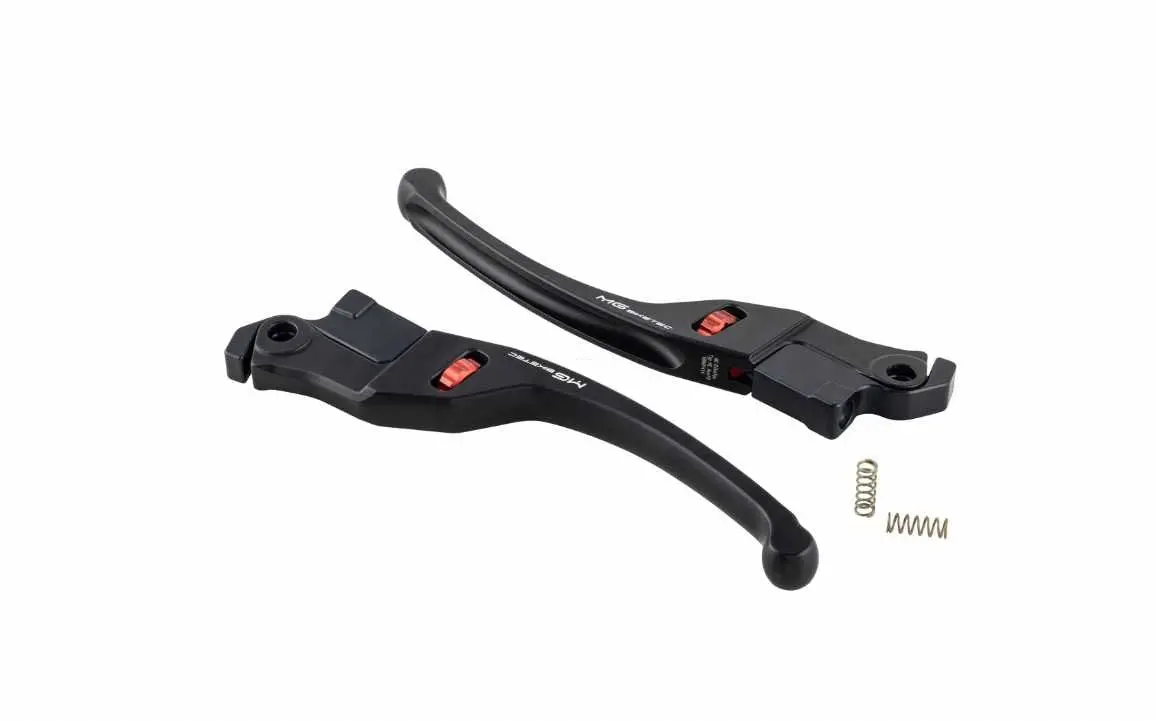 Sport Lever Set Mg Biketec Black | Vespa Gts/Gts Super 125/300Cc (`23-) 1