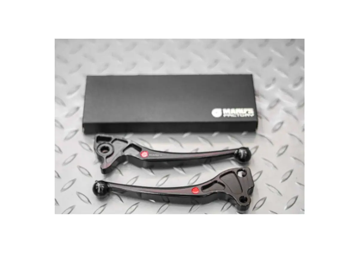 Sport Lever Set Maru's Factory Black | Vespa Lx/Lxv/S/Primavera/Sprint 50-150Cc 1