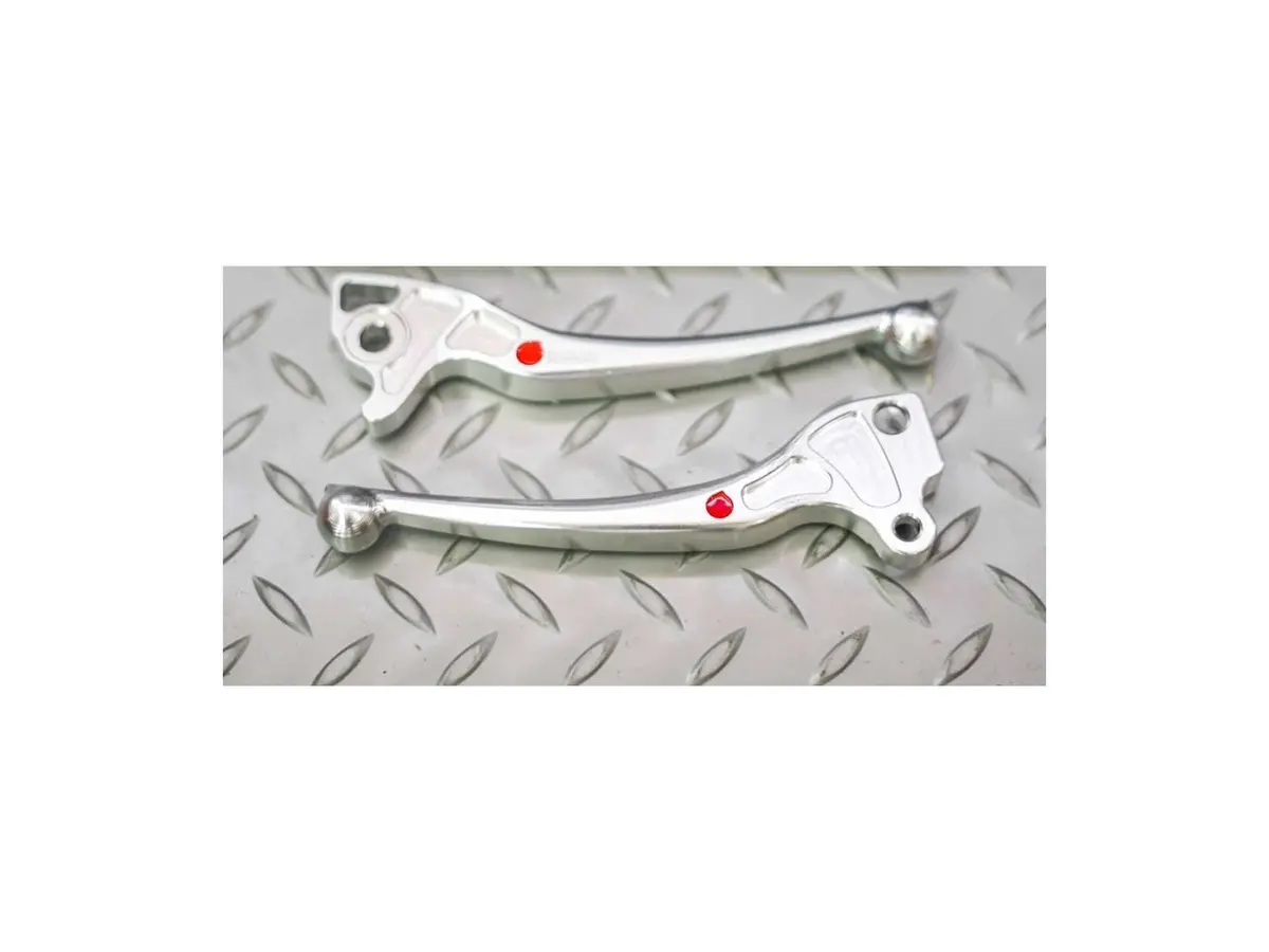 Sport Lever Set Maru's Factory Silver | Vespa Lx/Lxv/S/Primavera/Sprint 50-150Cc 1