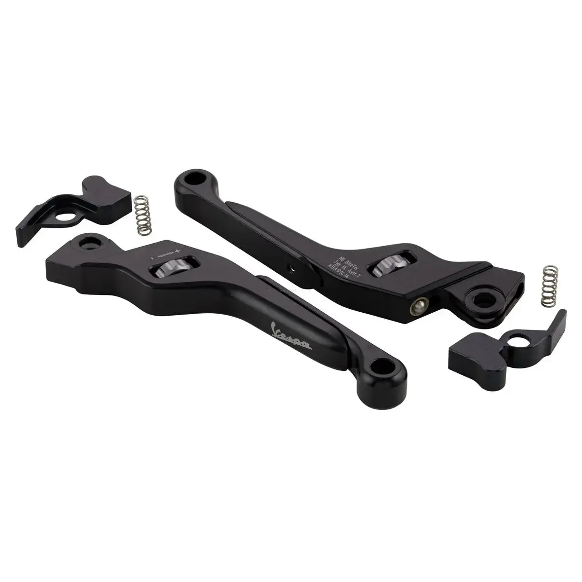 Sport Lever Set Vespa Cnc Black | Vespa Gts/Gts Super/ Gtv/Gt 60/ Gt/Gt L 125-300Cc 1