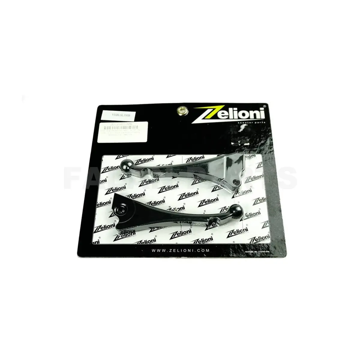 Sport Lever Set Zelioni Shorty 3D Black | Vespa Lx/Lxv/S/ Primavera/ Sprint 50-150Cc 2