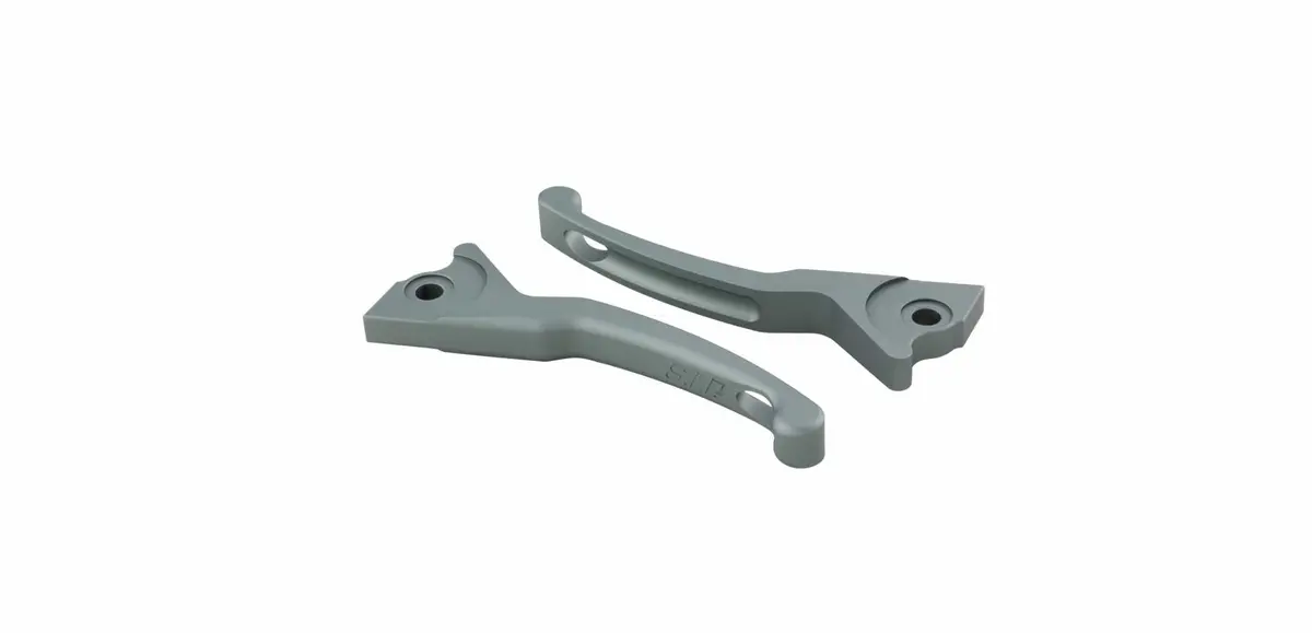 Sport Lever Set Brake Sip "Shorty" Matt Grey | Vespa Gts/Gts Super/Gtv/Gt 60/Gt/Gt L 125-300Cc 1