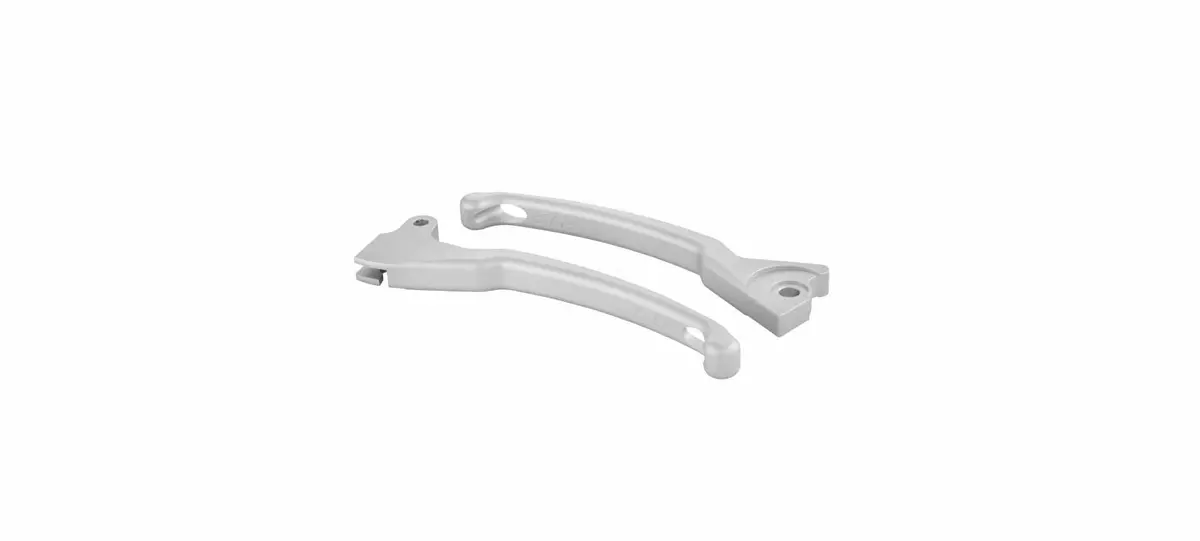 Sport Levers Set Sip Left & Right Matt Silver | Vespa Lx/Lxv/S/ Primavera/ Sprint 50-150Cc 1