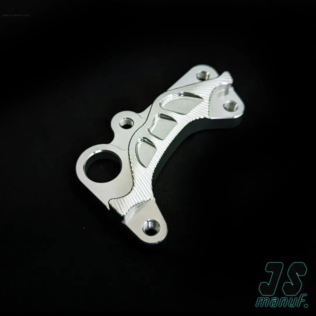 Adaptor Js Manuf 84Mm Front Silver | Vespa Primavera/Sprint/Gts 50-300Cc ('13-17') 1
