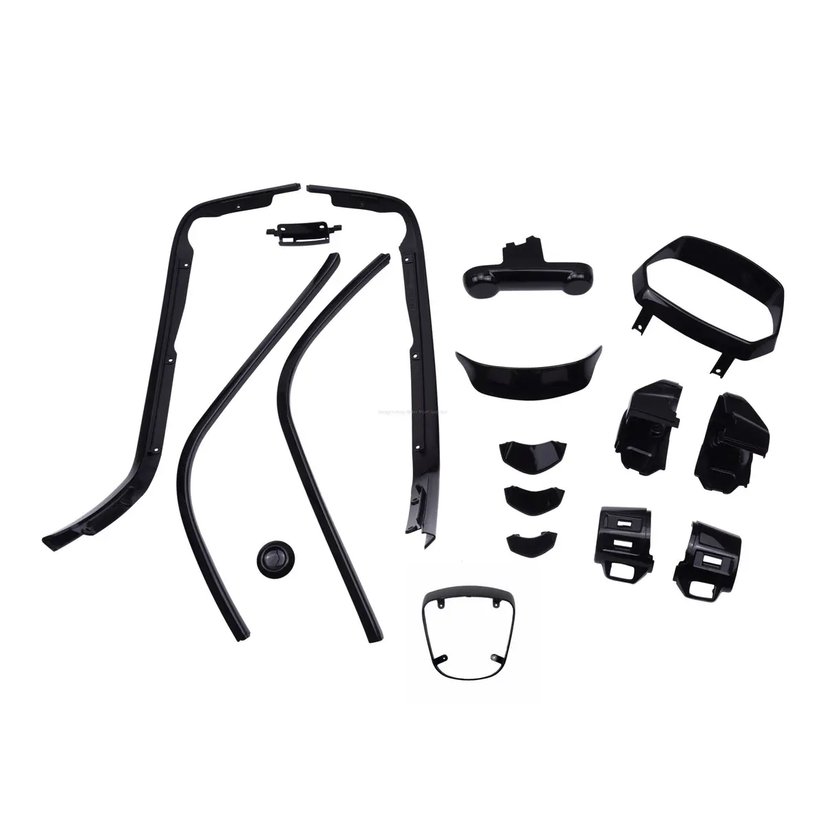 Styling Kit Gloss/Matt Black 17 Pieces | Vespa Sprint 18' 2