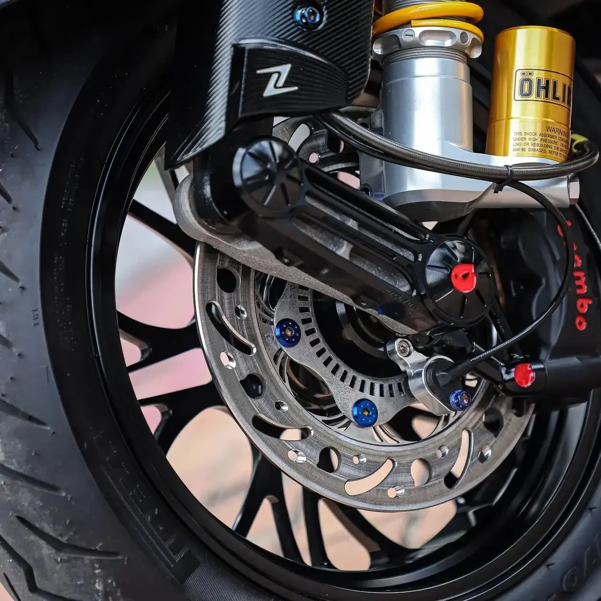 Suspension Arm Cover Cnc Maru's | Vespa Et/Lx/Lxv/ S/Gts/Primavera/ Sprint 2