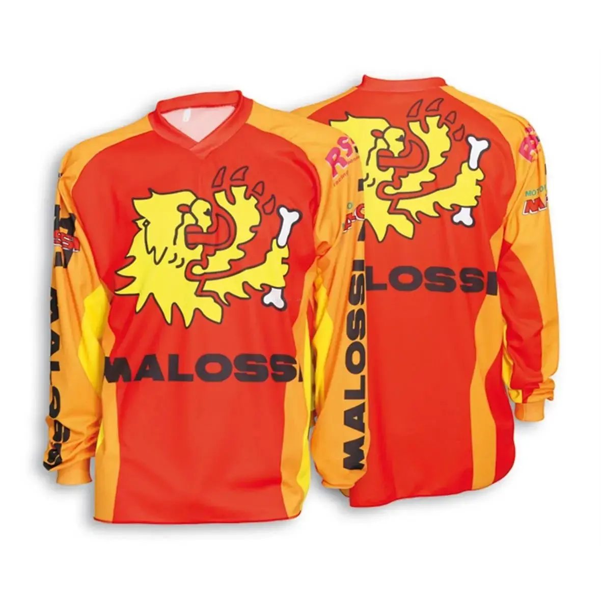 T-Shirt Malossi "Cross" Orange 1