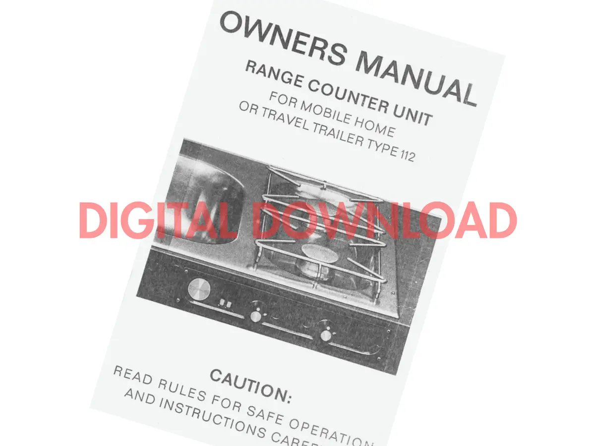 [Digital Download] Campmobile Gas Range Manual 1