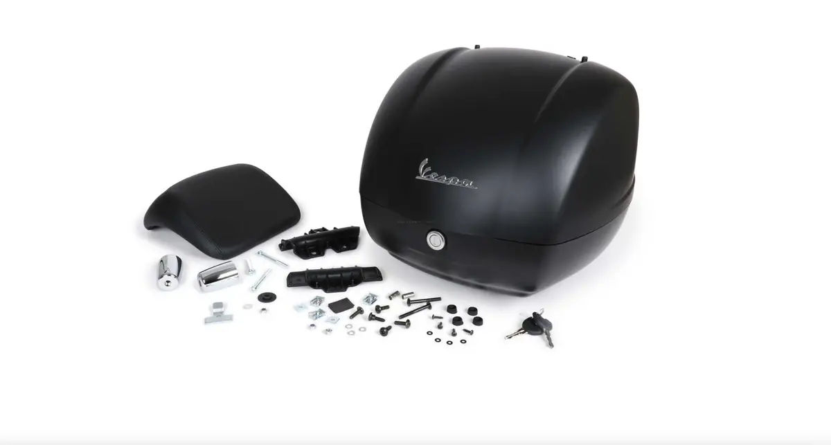 Top Case Piaggio Matt Black | Vespa Gts/ Sprint 50-300Cc 1