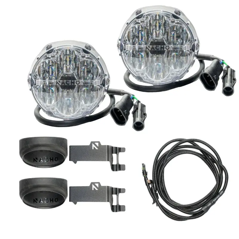 Nacho Offroad Lighting Toyota Sae Plug N Play Fog Kit Pn: V3to1kwso 1