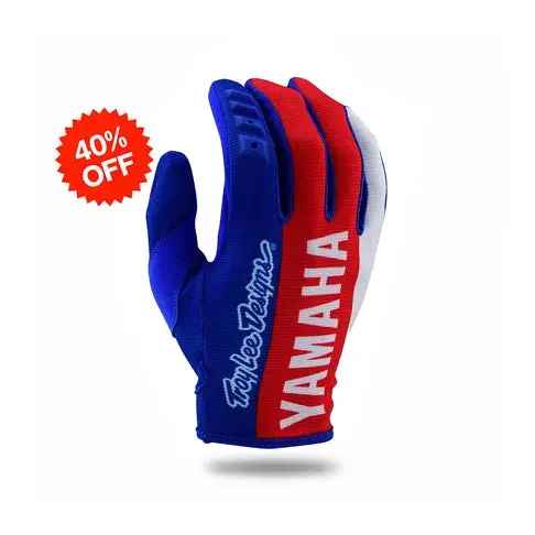 Troy Lee Designs Gp Yamaha Rs1 Gloves - Navy Blue / Red | Motocross & Mtb Gloves Kuwait 1