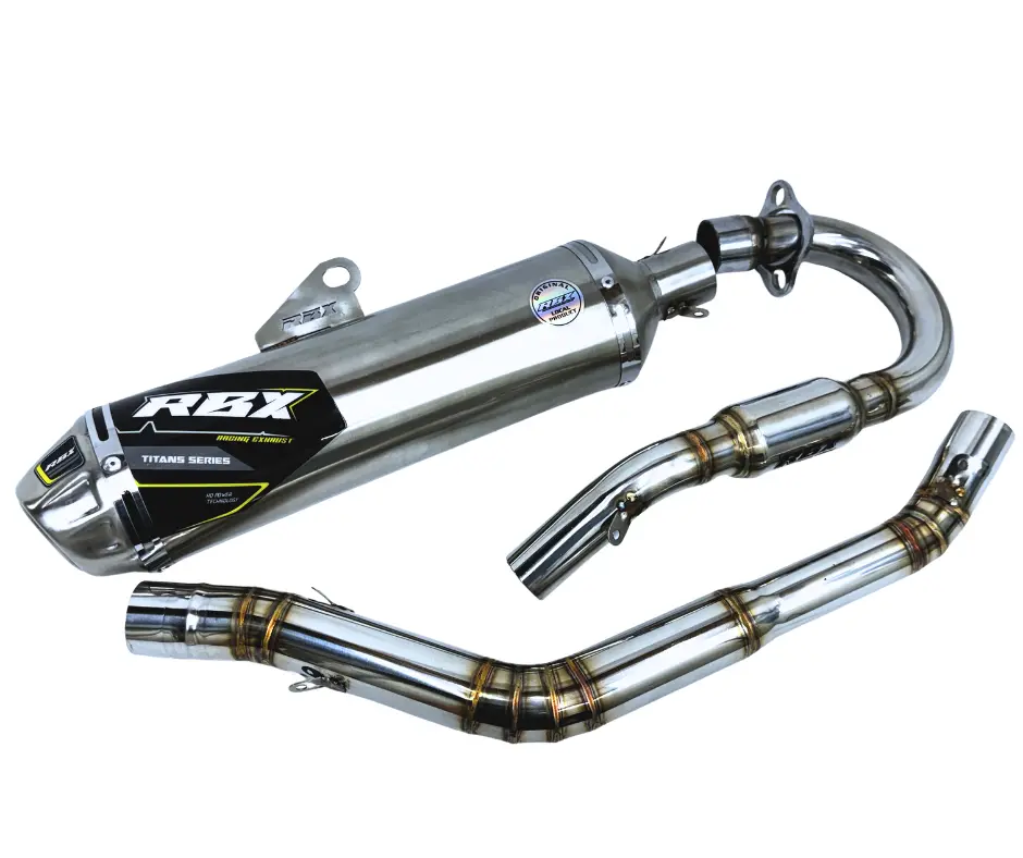 Xr150l Full Stainless Exhaust System V3 Polished 1