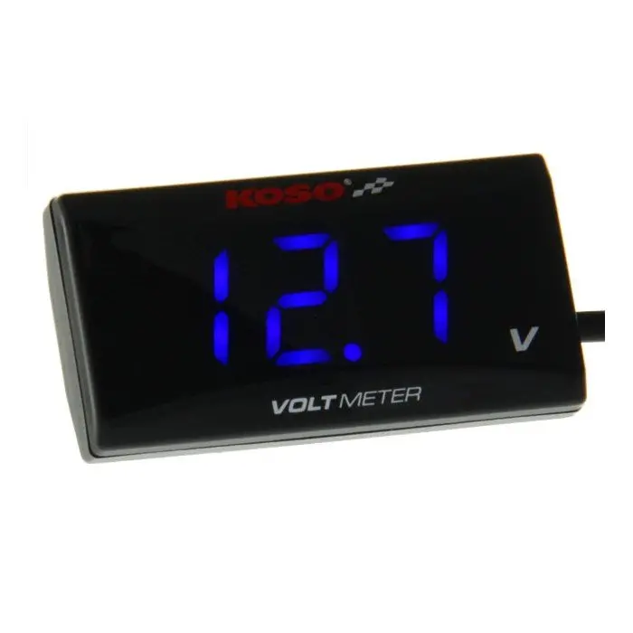 Voltage Gauge Koso Super Slim | Zelioni Holder 1