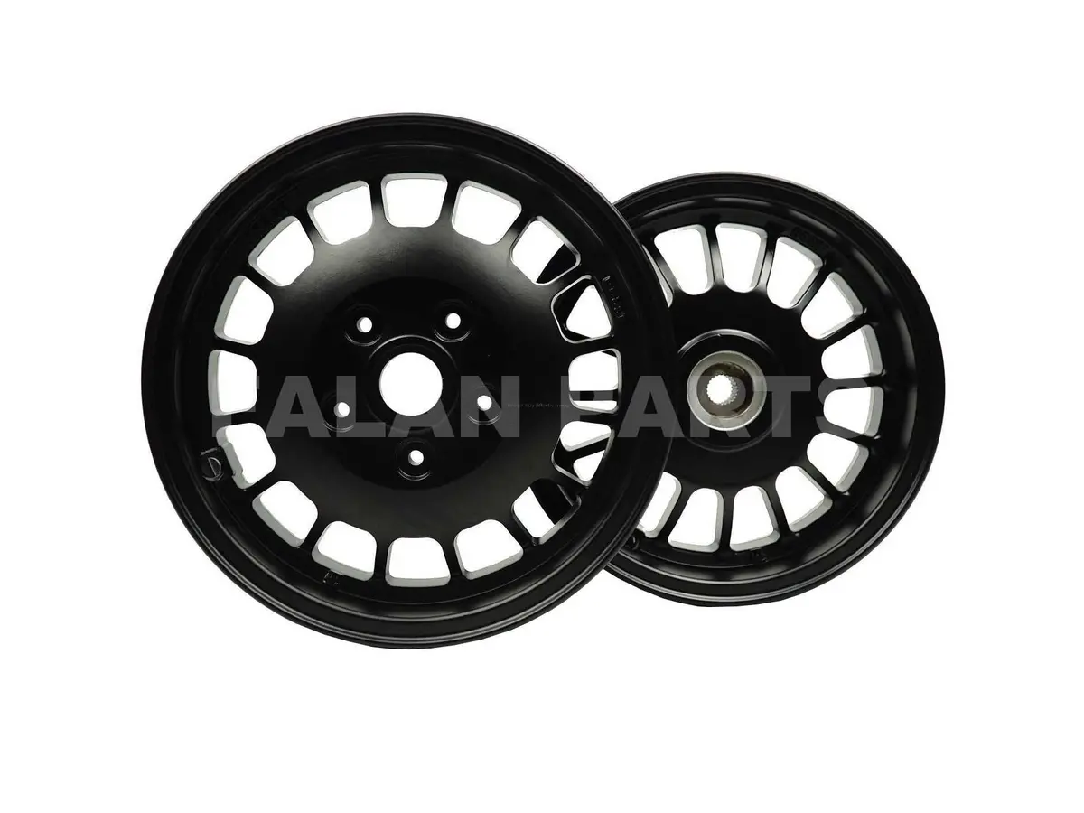 Vrossi Uno Rim Set Black | Vespa Lx/Lxv/S 50-150Cc 1