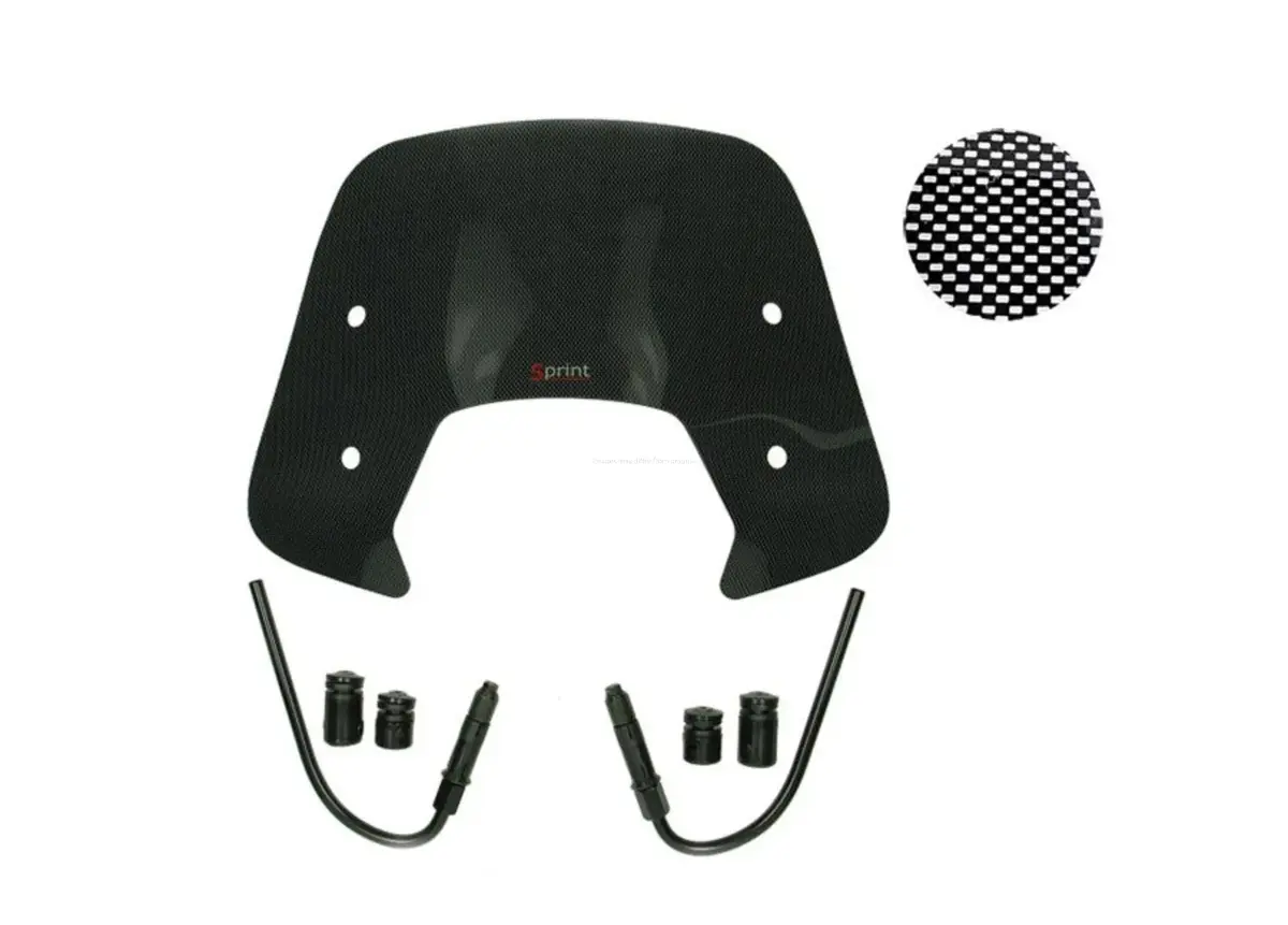 Wind Shield Carbon Fiber Low | Vespa Sprint 50-150Cc 1
