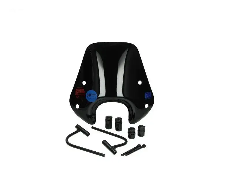 Windshield Fp Parts Low Black | Piaggio Zip Sp/2000 Models 1