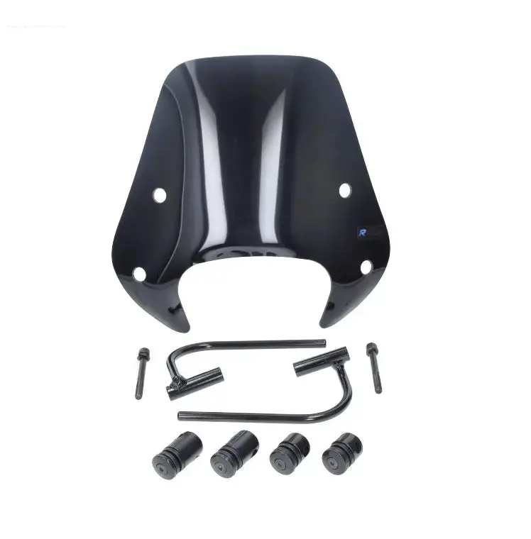 Windshield Regia Low Black | Piaggio Zip Sp/2000 Models 1