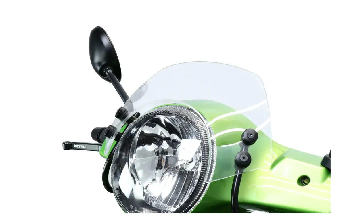 Windshield With Black Brackets Moto Nostra | Vespa Gt, Gtl, Gts, Gts Super 125-300Cc 1