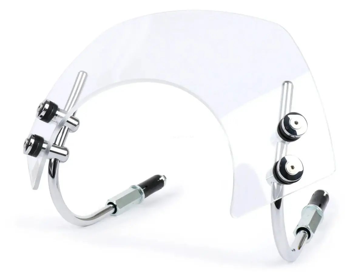 Windshield With Chrome Brackets Moto Nostra | Vespa Gts 125-300 Hpe (2019-) 1