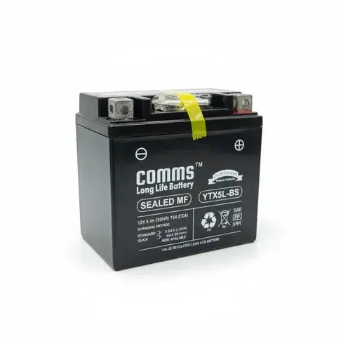 Ytx5l-Bs Comms Battery 12V 5Ah – Reliable Powersport & Communications Battery 1