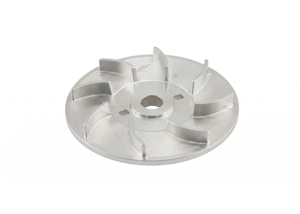 V-Belt Pulley Cnc Zelioni Silver | Vespa Gts/Gts Super/Gtv/Gt 60 250-300Cc 4T Lc  Piaggio Quasar 250-300Cc 4T Lc 1