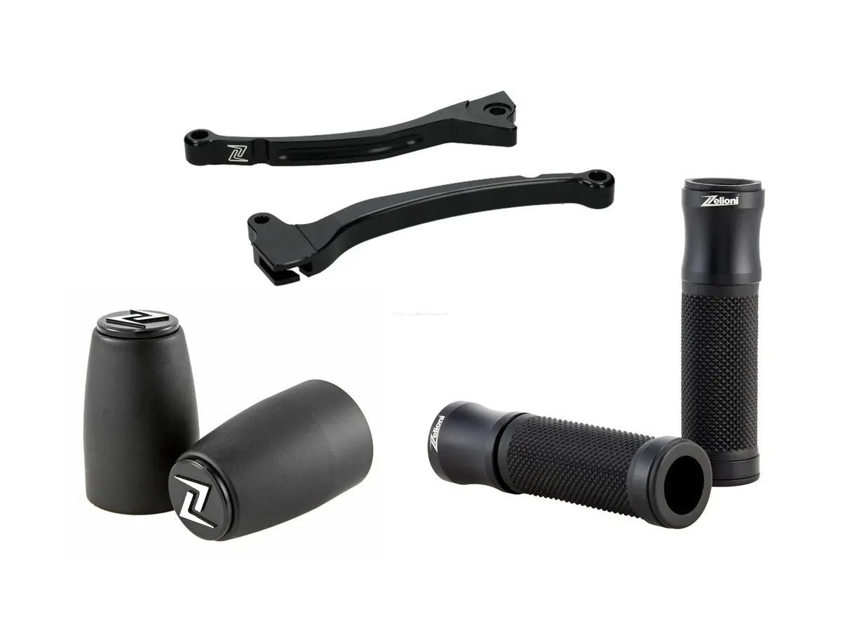 Zelioni Xl Accessories Pack Matt Black V2 | Vespa Gts Models 125/300Cc 1