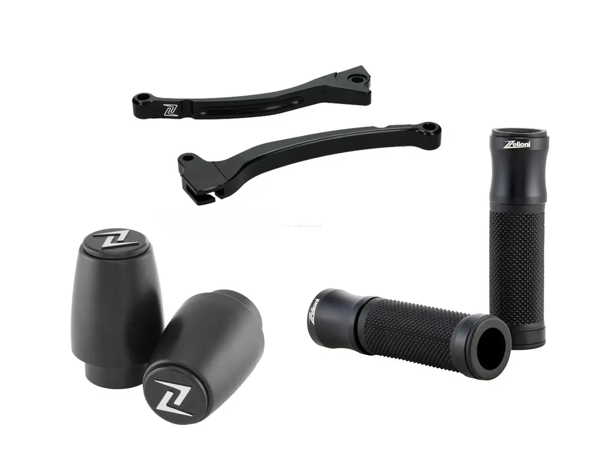 Zelioni Xl Accessories Pack Matt Black V3 | Vespa Gts Models 125/300Cc 1