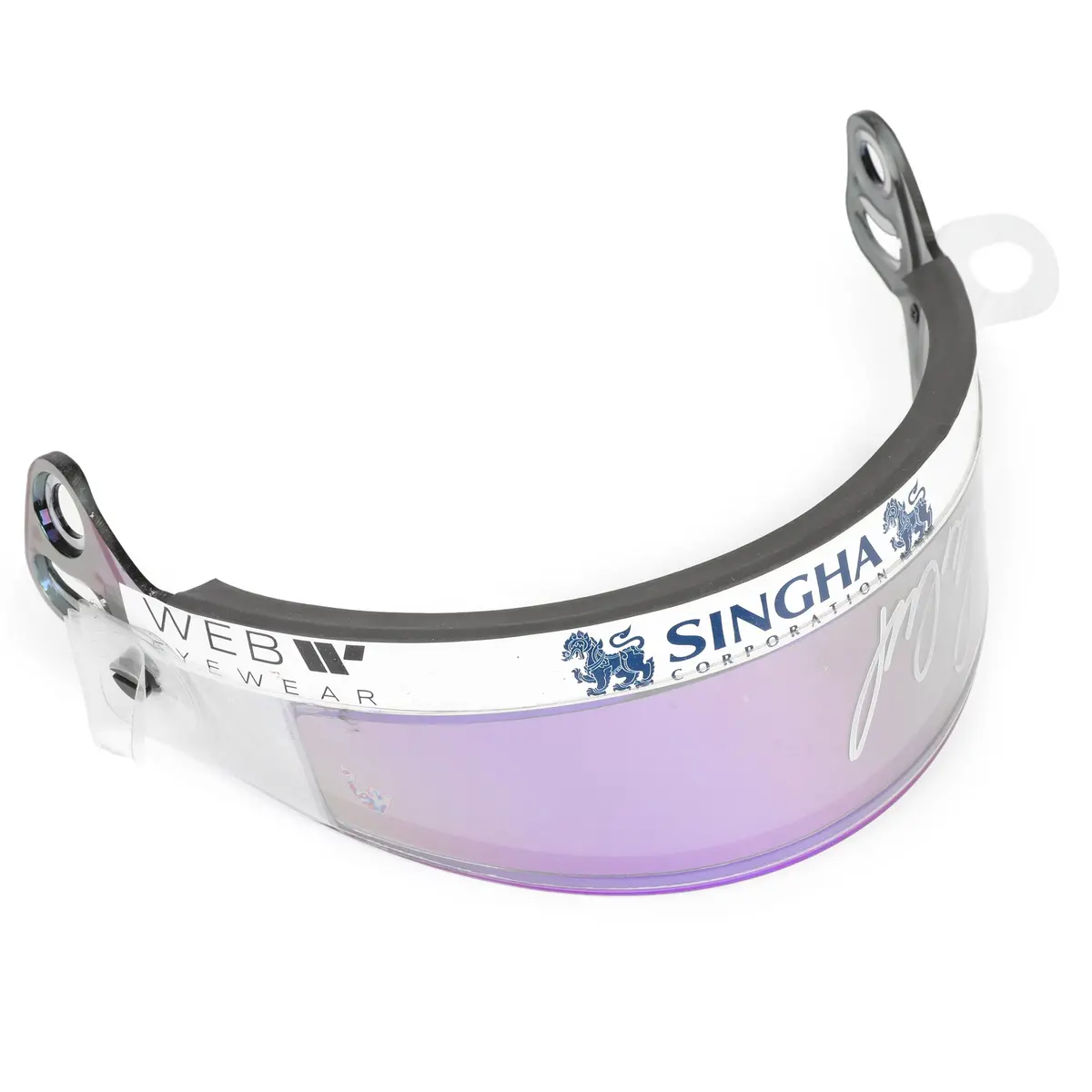 Lot 645 - Guanyu Zhou 2024 Sauber Visor - Signed 1