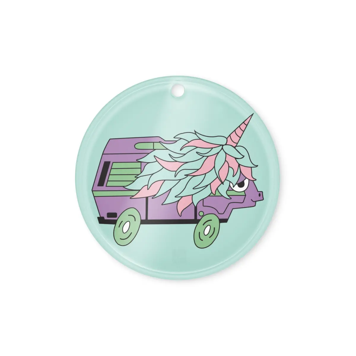 High-Top Hazel Acrylic Ornament 1