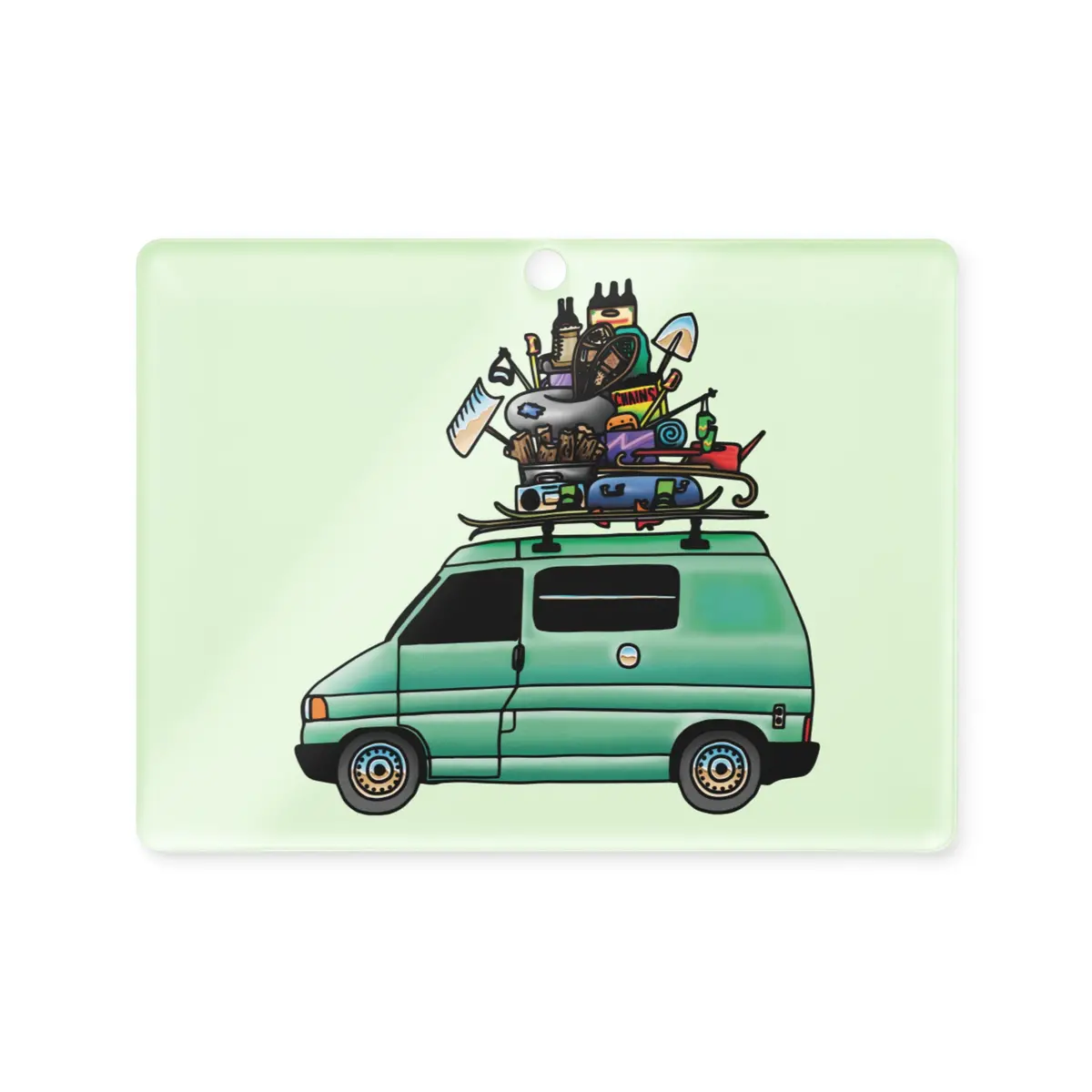 Rad Eurovan Acrylic Ornament 2