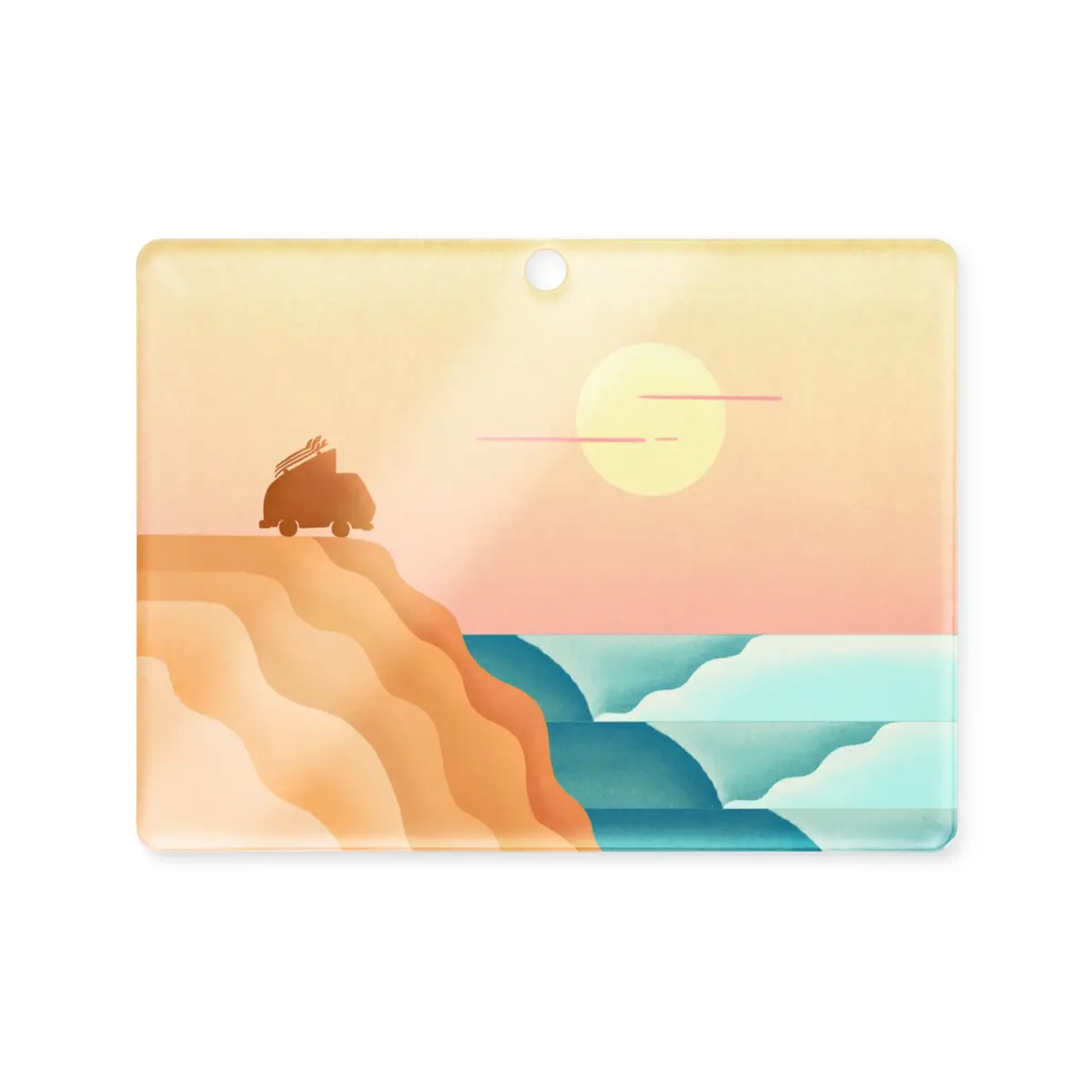 Baja Surf Acrylic Ornament 2