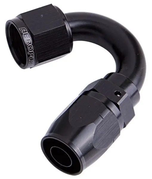 An-6 150° Cutter-Style Swivel Hose Fitting – 500 Series (Af505-06Blk) 1
