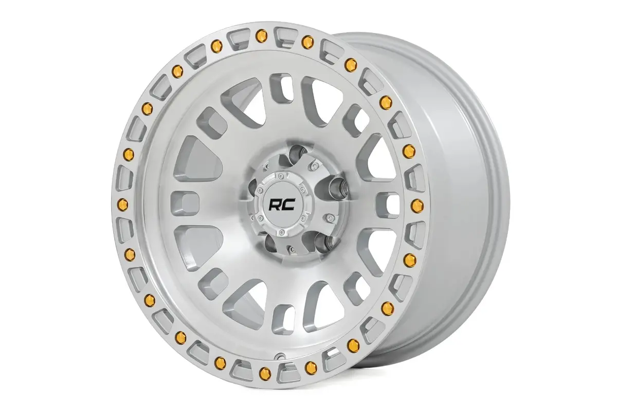 Rough Country 82 Series Wheel 82170912C Machined | 17X9 | 6X5.5 | -12Mm  Set Of 4 1