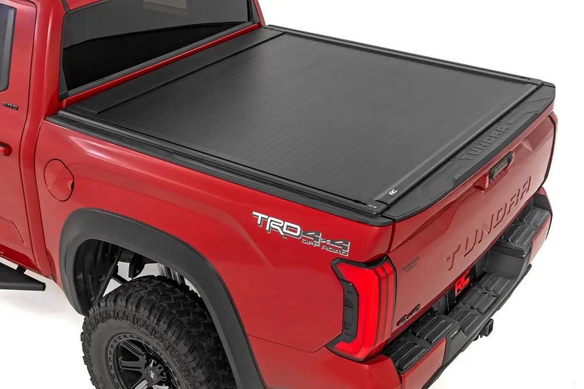 Rough Country Powered Retractable Bed Cover 5'7" Bed | Toyota Tundra 2Wd/4Wd (2022-2025) - 51514551 1
