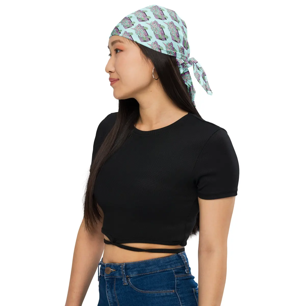 High-Top Hazel Unicorn All-Over Print Bandana 3