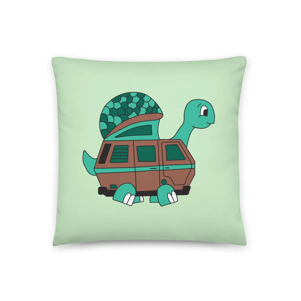 Tom Turtle Throw Pillow 1