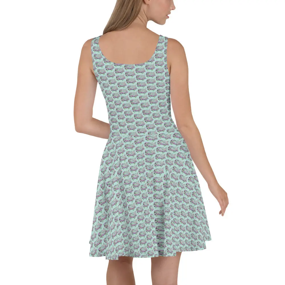 High-Top Hazel Unicorn Skater Dress 3