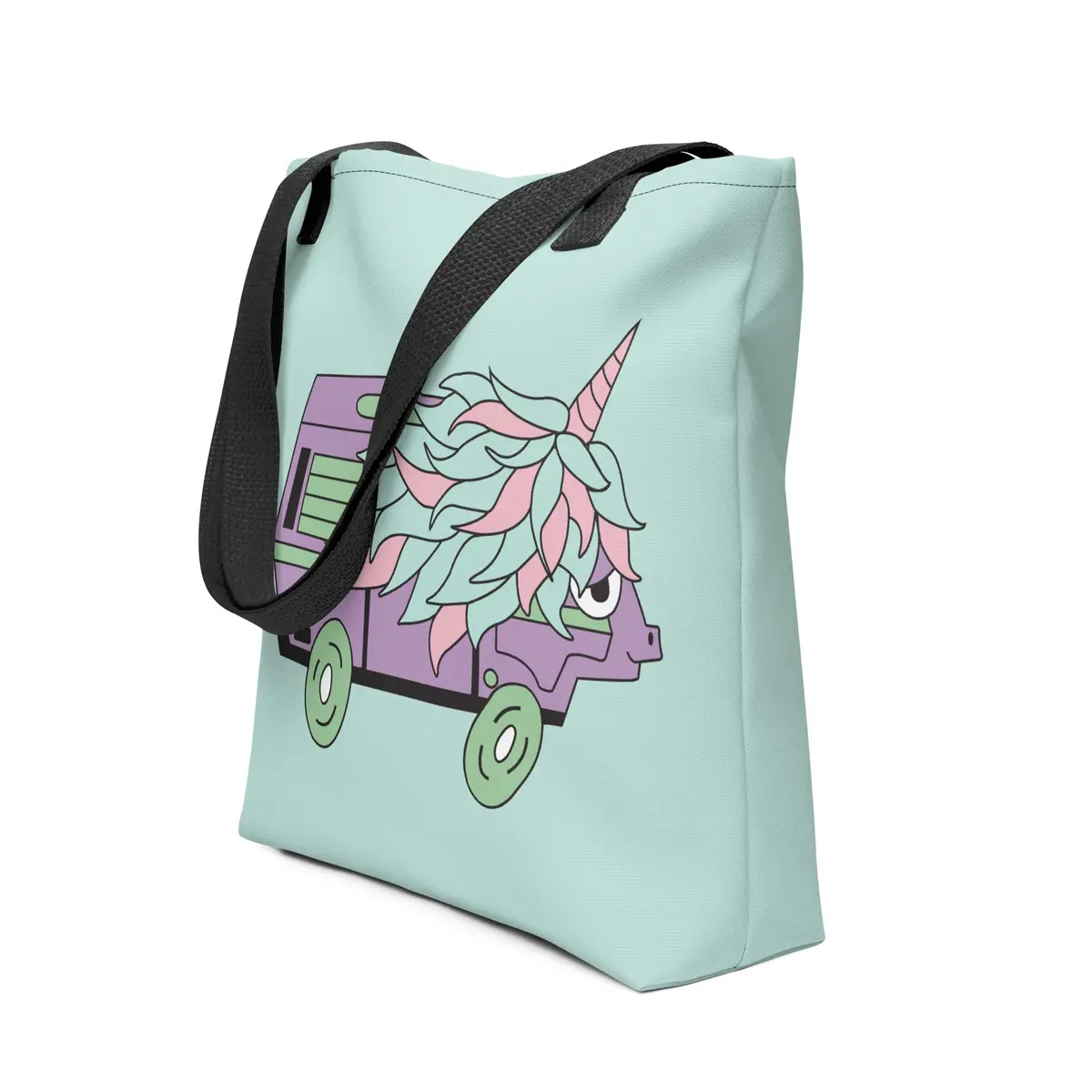High-Top Hazel Unicorn Tote Bag 1