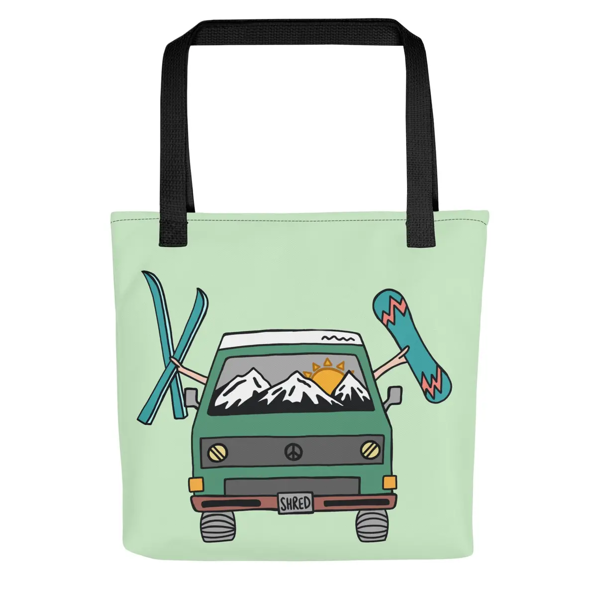 Shred Van Tote Bag 1