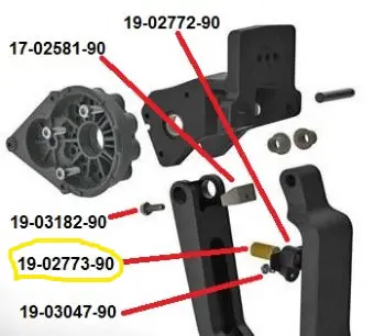 Amp Research Linkage Bumper Part# 19-02773-90 (Peg) 1