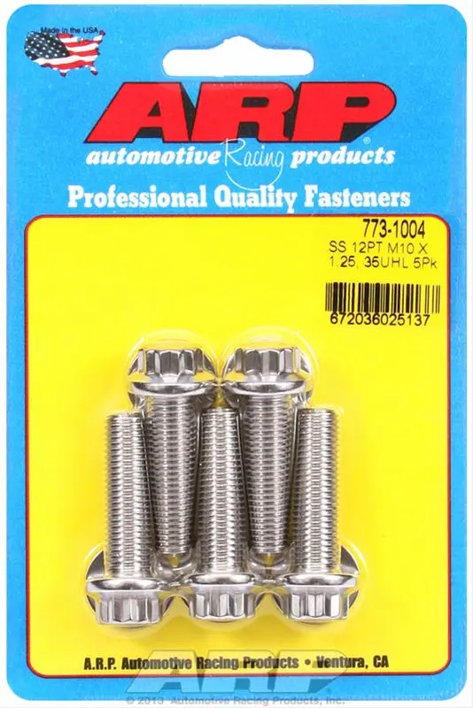 Arp Stainless Steel Engine Bolts – Corrosion-Resistant Fasteners (773-1004) 1