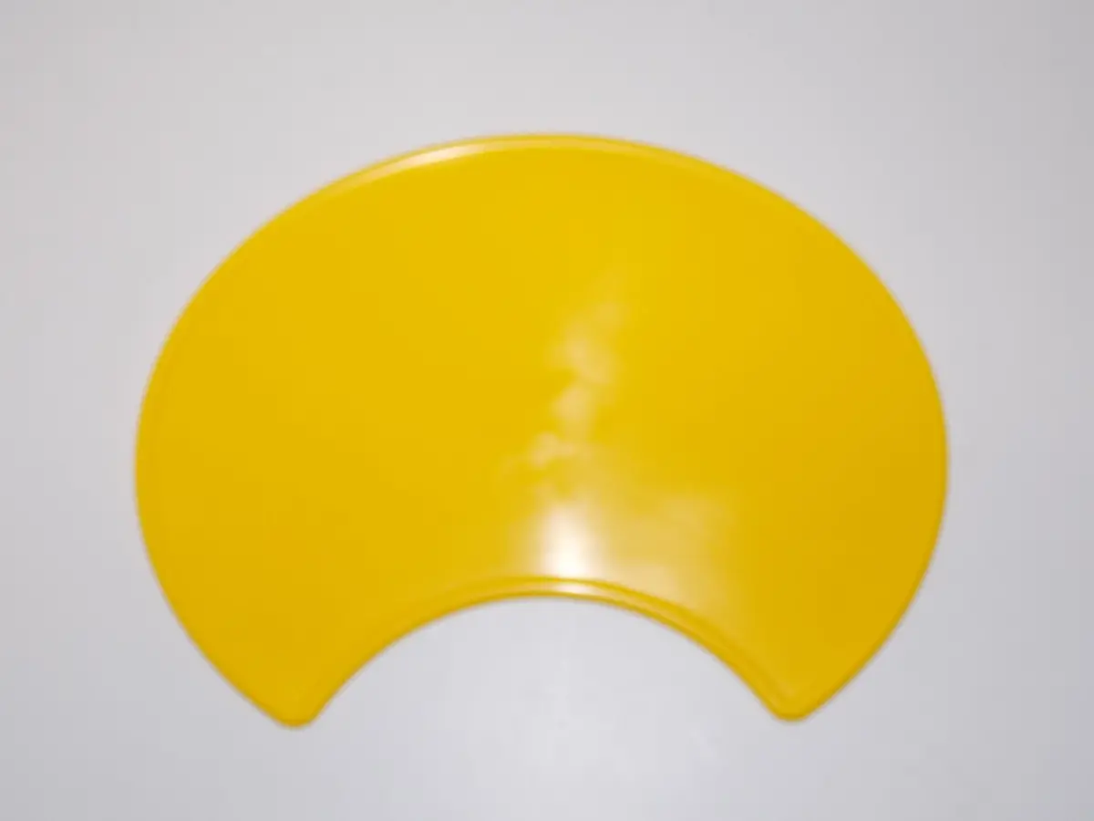 70'S Yellow Front Number Plate Headlight Ktm Penton Vintage Mx Enduro Scrambler 1