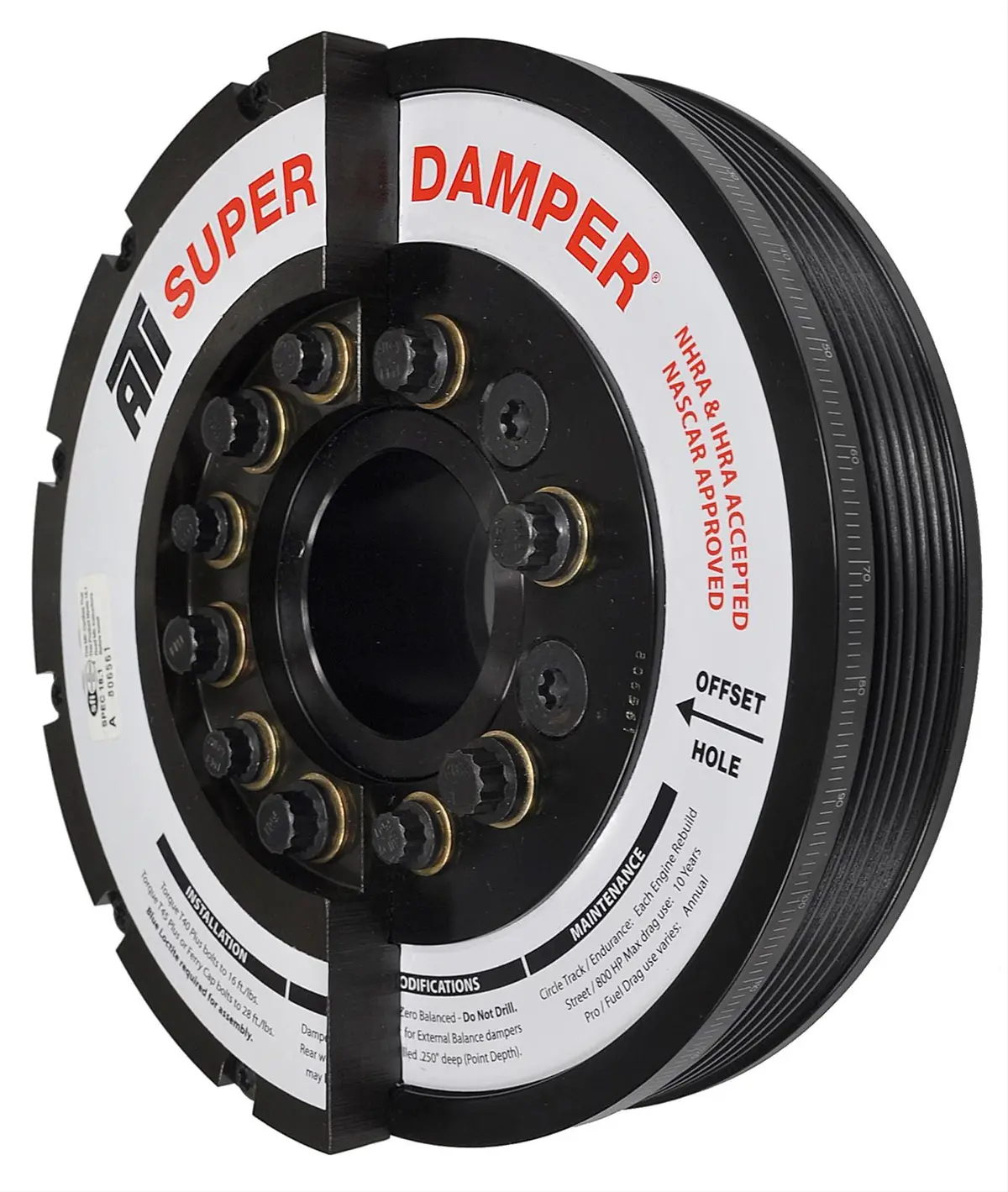 Ati Super Damper Harmonic Balancer – Diesel-Specific, Tuned Vibration Control, Ati917371 1