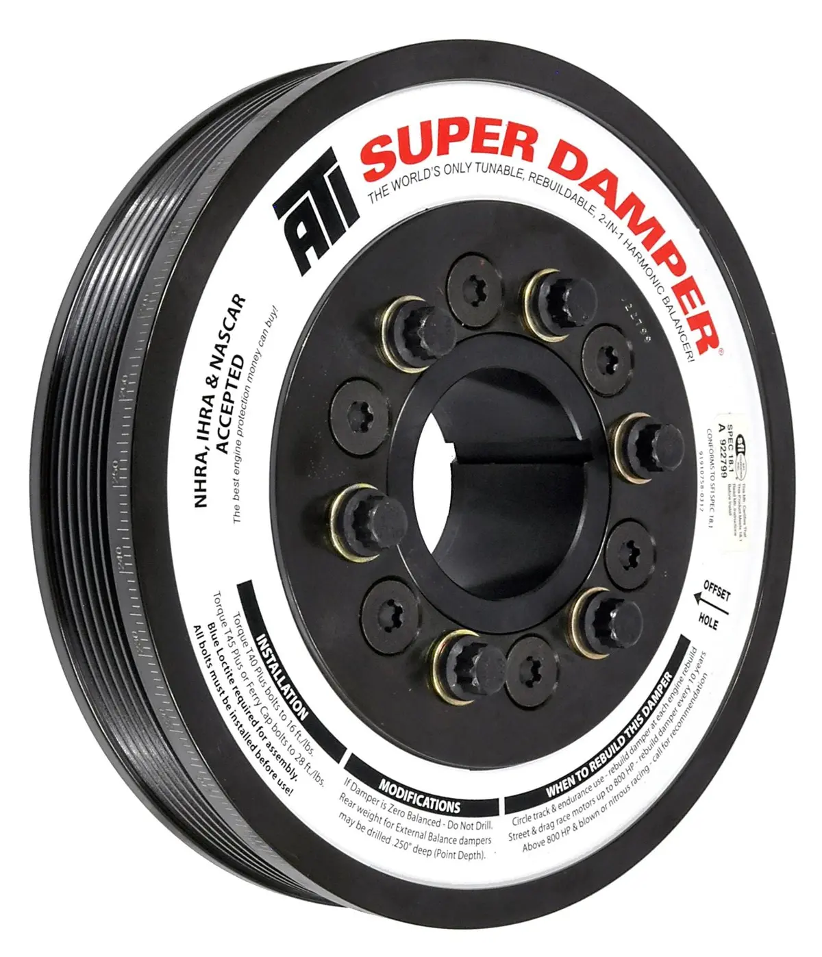 Ati Super Damper Harmonic Balancer – Diesel-Specific Tuning, Model #917376 1