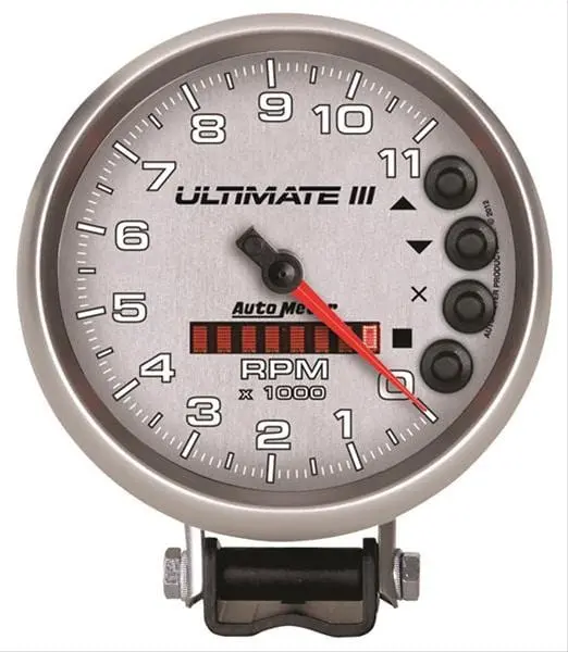 Autometer Ultimate Iii Tachometer – 0–10,000 Rpm, Black Dial 1