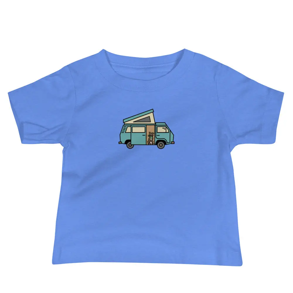 Dog In Van Baby T-Shirt 3